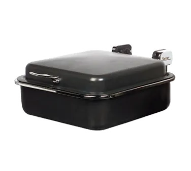 Spring USA 2384-8 Buffet Server, 2/3 Size, 6 Qt (1.5 Gal), 15-3/8" Square, Chrome, Induction Ready