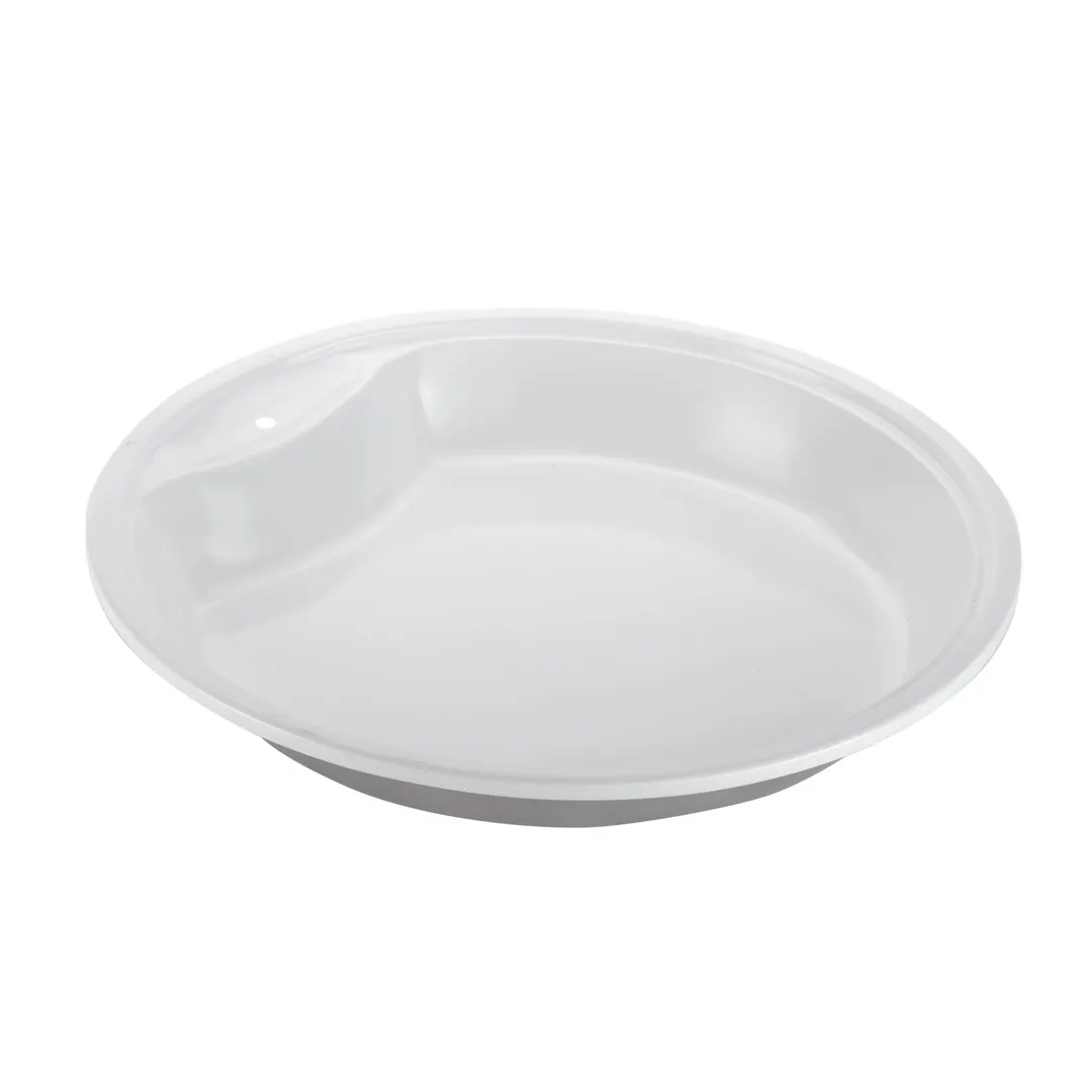 Spring USA 372-62/36 Insert – 4 Qt, 14-1/10" Dia. x 2-1/2" H, Steel, White Nonstick, Dishwasher Safe
