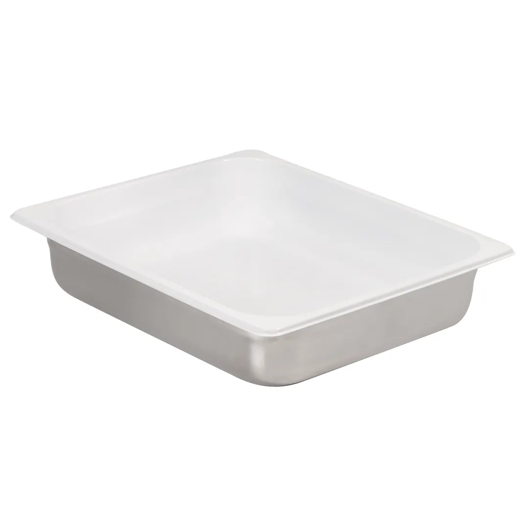 Spring USA 522-62/12 Insert - 4-3/10 Qt Pan, 12-9/10" x 10-1/2" x 2-1/2", Steel, White, Oven Safe