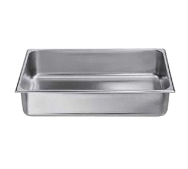 Spring USA 522-66/11 Rectangular Insert, 9-9/10 Qt, 20-9/10" x 12-9/10" x 2-1/2" Steel Dishwasher Safe