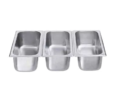 Spring USA 522-66/13 Insert - 2.7 Qt Pan, 12.9" x 7" x 2.5", Stainless, Dishwasher Safe - 1/3 Size