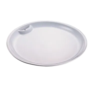 Spring USA 9554-59/36 Chafing Dish Insert, Round White Porcelain Pan, 14-1/8" Dia x 1-3/4" Deep