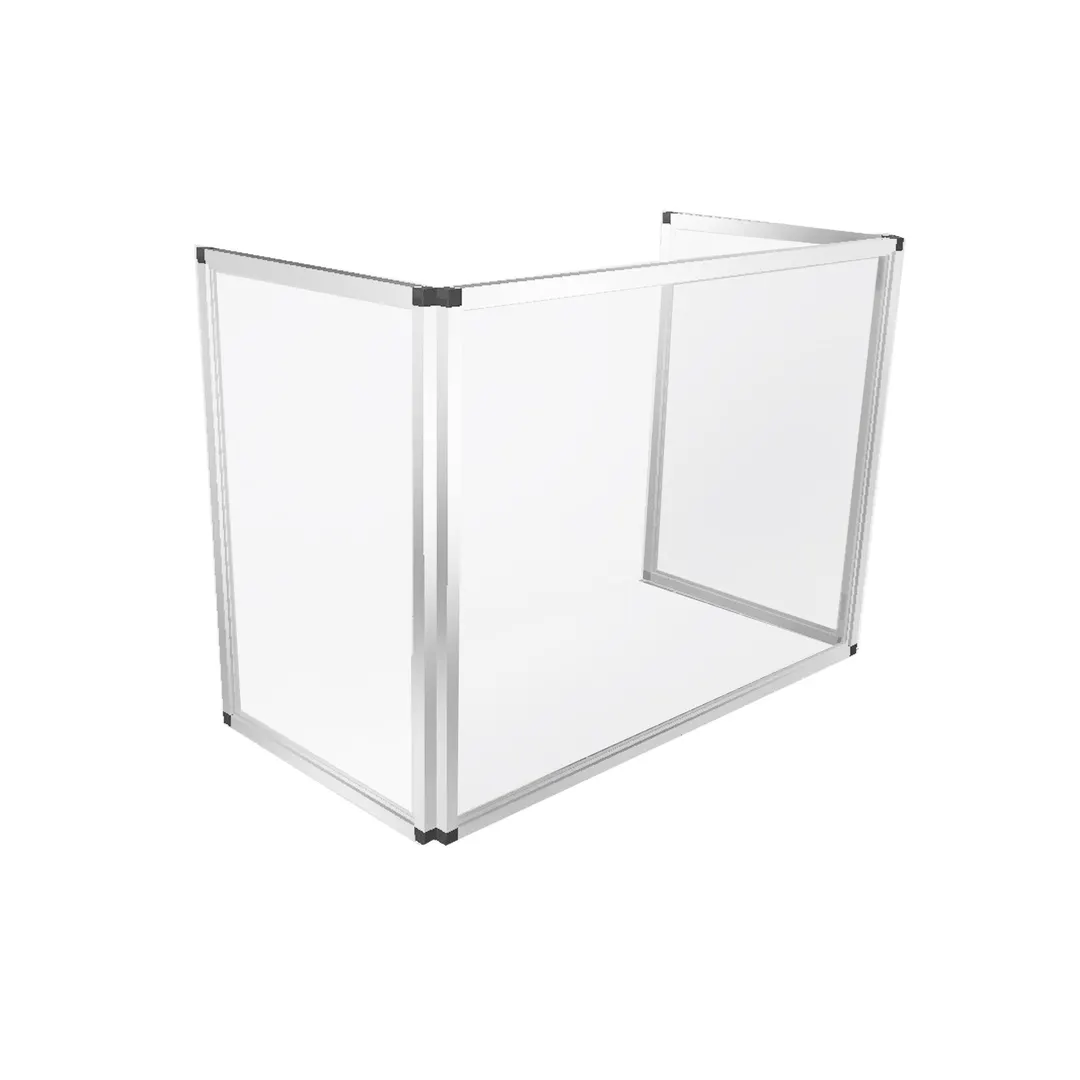 Spring USA MSG3619 Sneeze Guard, 36"W X 25"D X 19-1/2"H, 3-Sided, Folds Flat