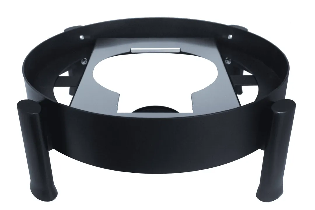 Spring USA S572-8/38 Chafer Stand - 21-1/4" Dia x 6" H, Titanium, Stainless, for 6qt Server