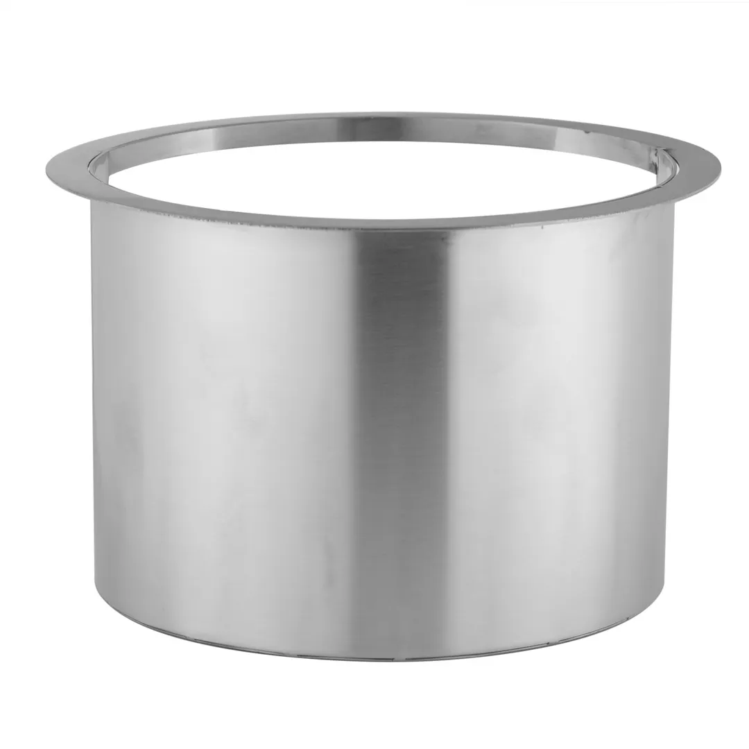 Spring USA SK-14502141FH Skyra Wynwood Fuel Holder, 4-1/4" Dia. x 4-1/4" H, Brushed Stainless Steel