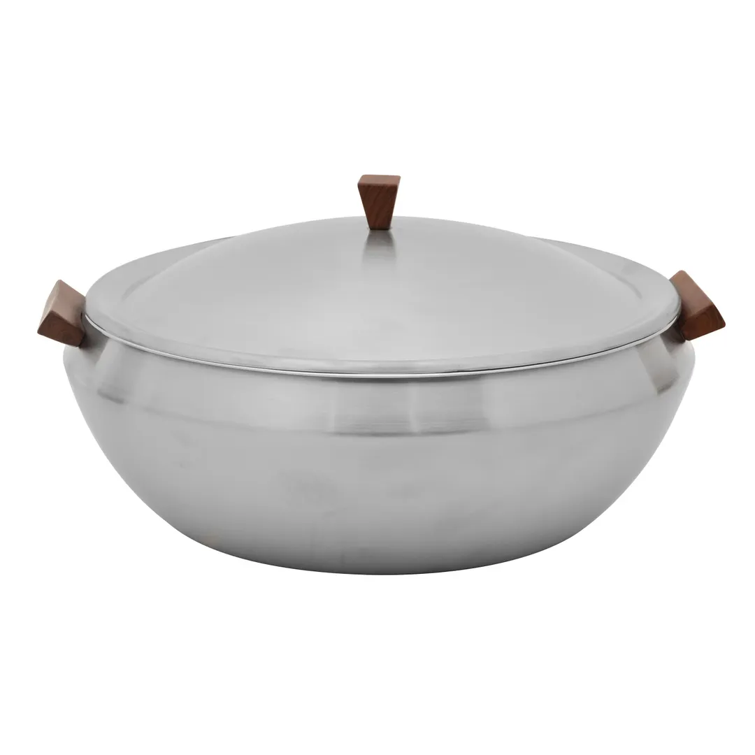 Spring USA SK-14502180 Induction Chafing, 5 Qt, 12-3/4" x 7-1/2" H, Round Brushed Stainless Lift‑Off