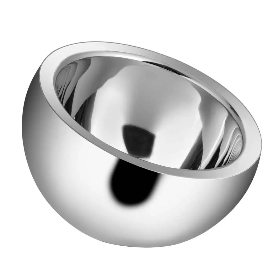 Spring USA SK5302141 - Skyra Dobbelt Serving Bowl, 8" x 7-1/2" (2.11 Qt/2 L) Steel Mirror