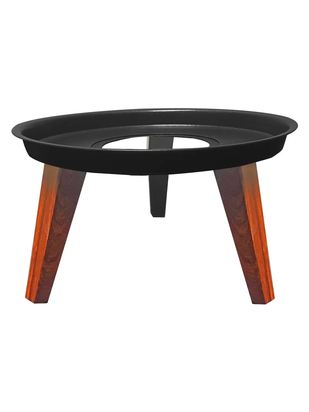 Spring USA WT-14508141 Rockwood Stand for 5‑Qt Server, 10.5" Dia x 6.25" H, Titanium, Frame Stand