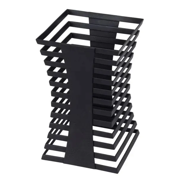 Spring USA XC1122-8 Towers Display, Rectangular 13-3/4"H x 8-1/2"W, Titanium‑Coated 18/8 Steel Stand