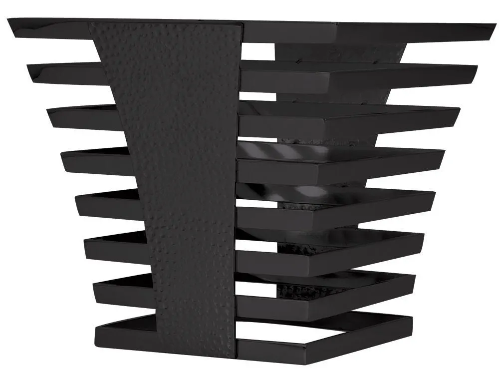 Spring USA XC1123-8 9"H x 6-1/2"W Rectangular Multi-Level Stand, Titanium-Coated 18/8 Stainless