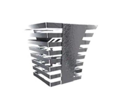 Spring USA XC1123 Xcessories Towers, Rectangular 9" H X 6-1/2" W, 18/8 Stainless Steel Stand