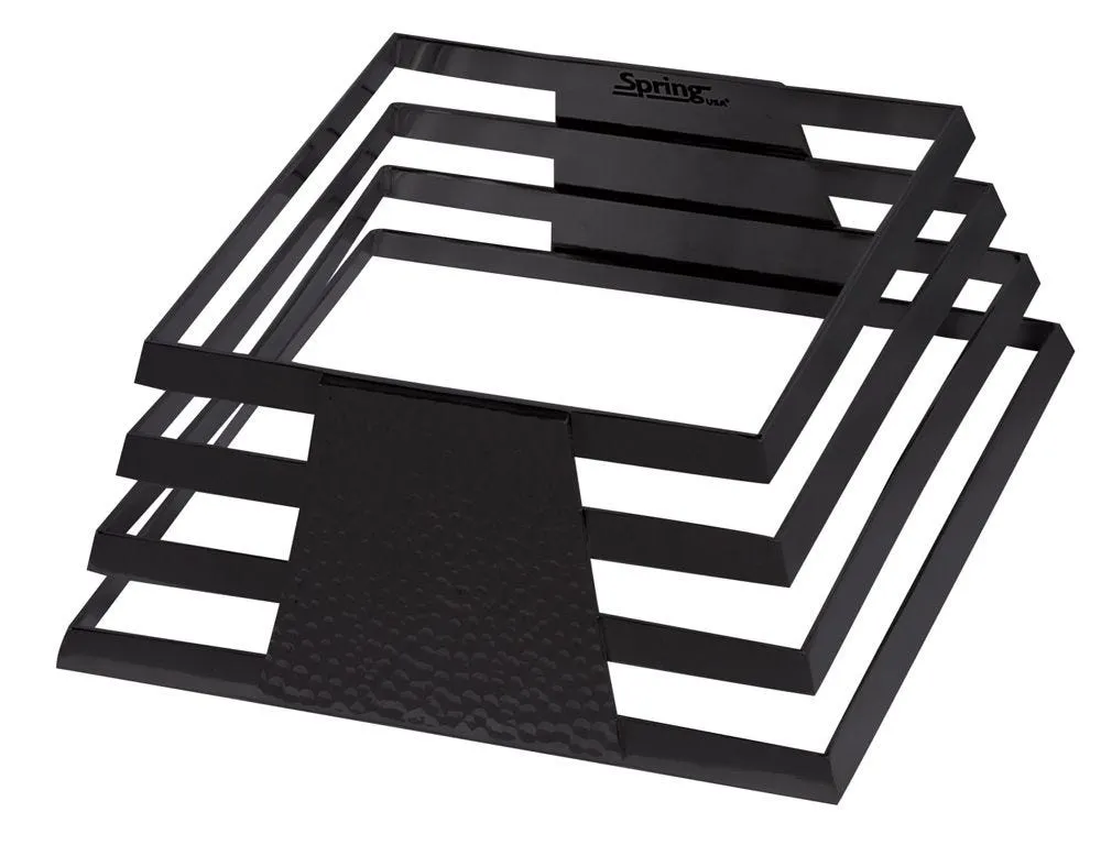Spring USA XC1124-8 XCESSories Display, 4-3/8" H x 8" W, Titanium-Coated 18/8 Stainless Steel