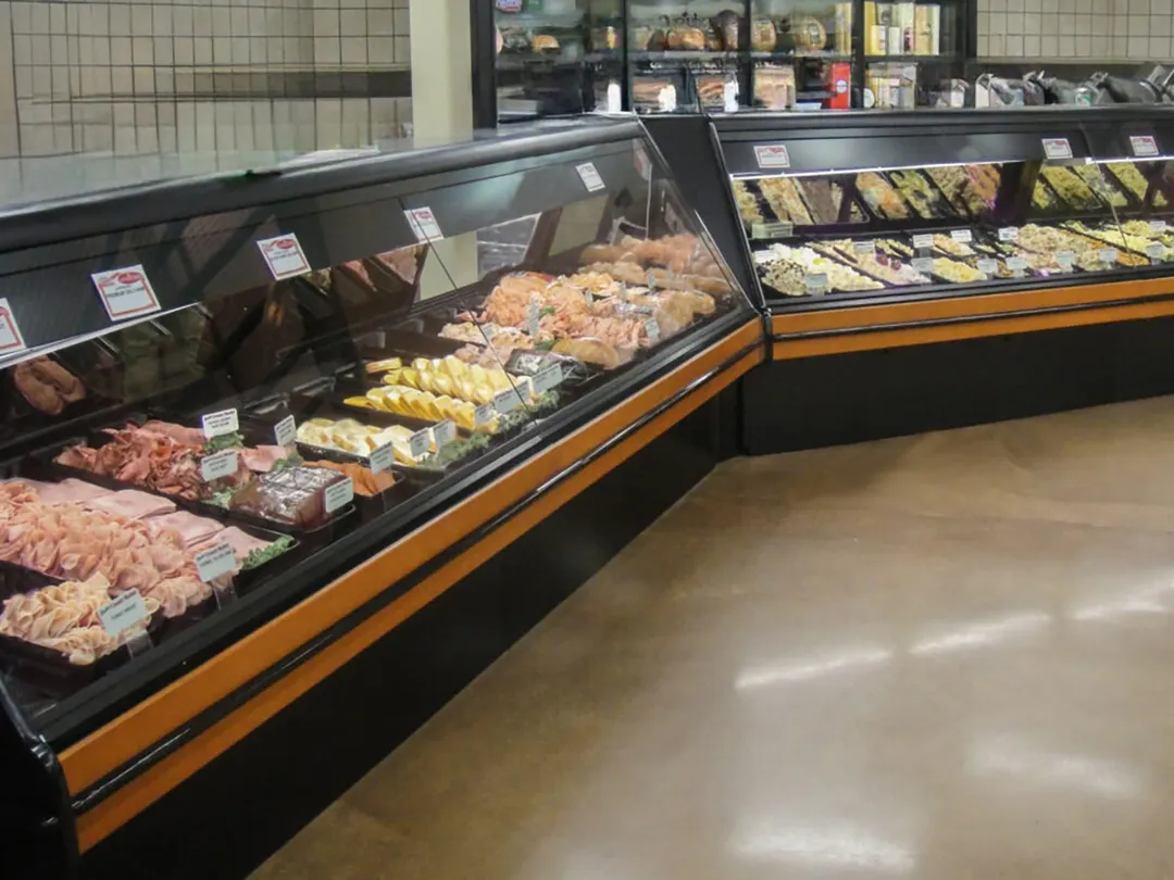 Structural Concepts GMG4 51" Single Duty Curved Refrigerated Meat Display Case, Remote