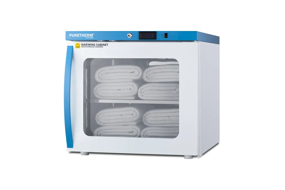 Summit AWC2PB Medical Linen / Blanket Warming Cabinetr, 3.39 cu. ft., 24" W, Easy Mobility