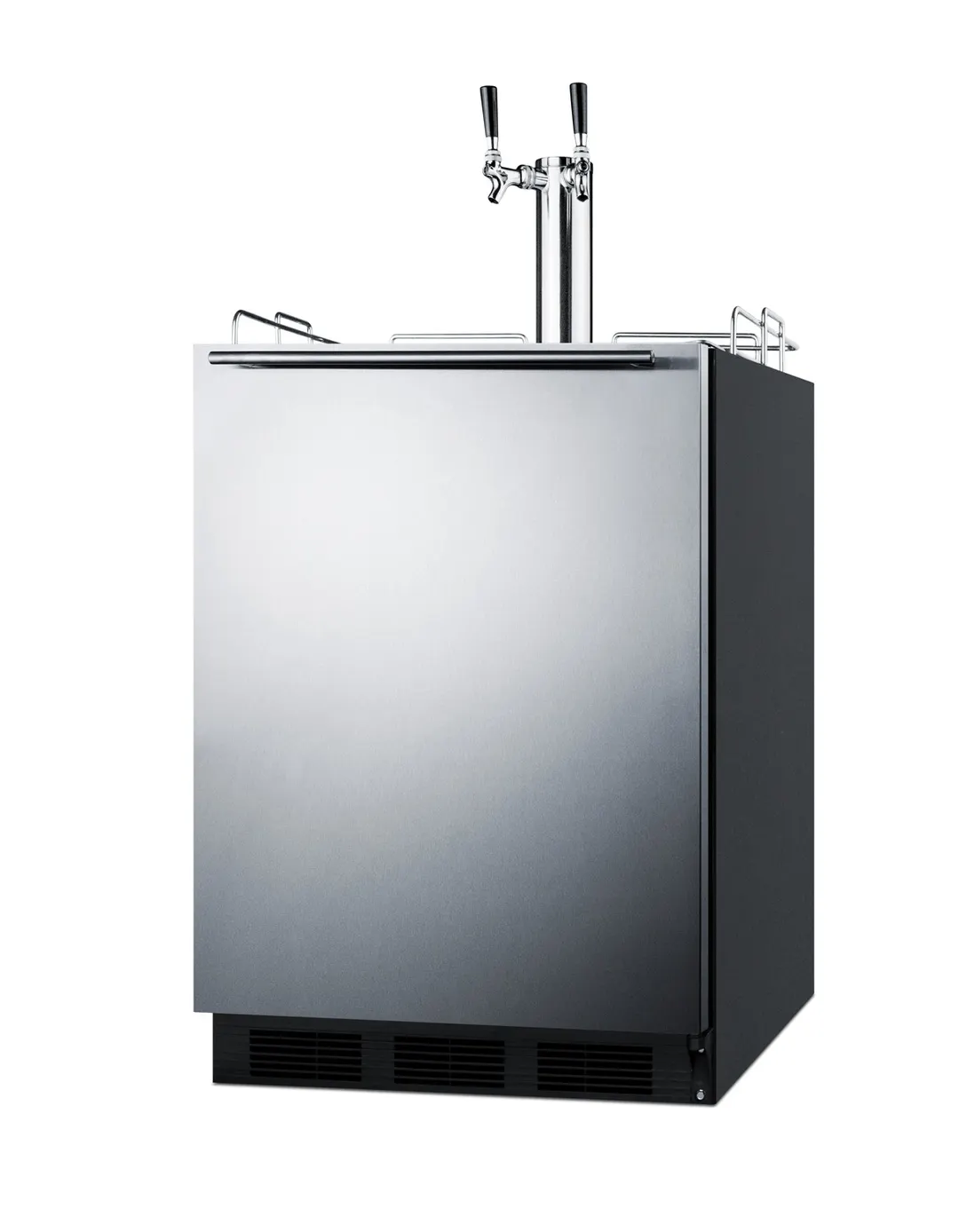 Summit SBC58BLBIADATWINCFB Beer & Coffee Kegerator, 24" Wide, Ada Compliant