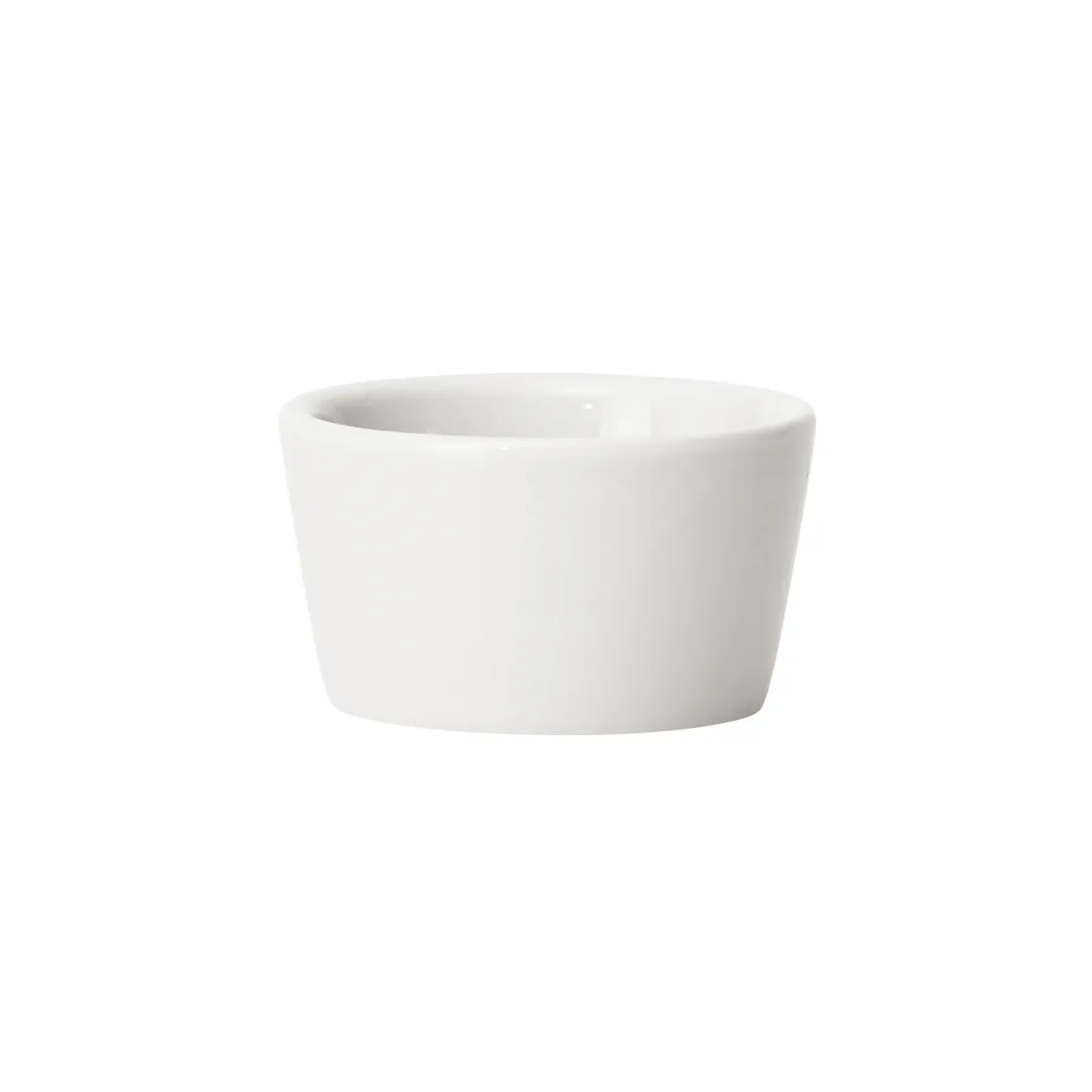Winco PRR-2 Ramekin, 2-oz, 2-1/4" Dia x 1-1/2" H, Round White Porcelain, Plain Finish - 1 Dozen