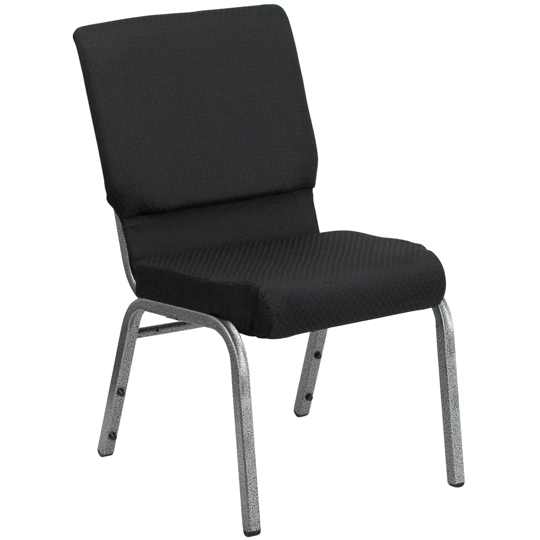 Flash Furniture FD-CH02185-SV-JP02-GG Hercules Series Stacking Church Chair, 800 lb. weight capacity, patterned fabric upholstery