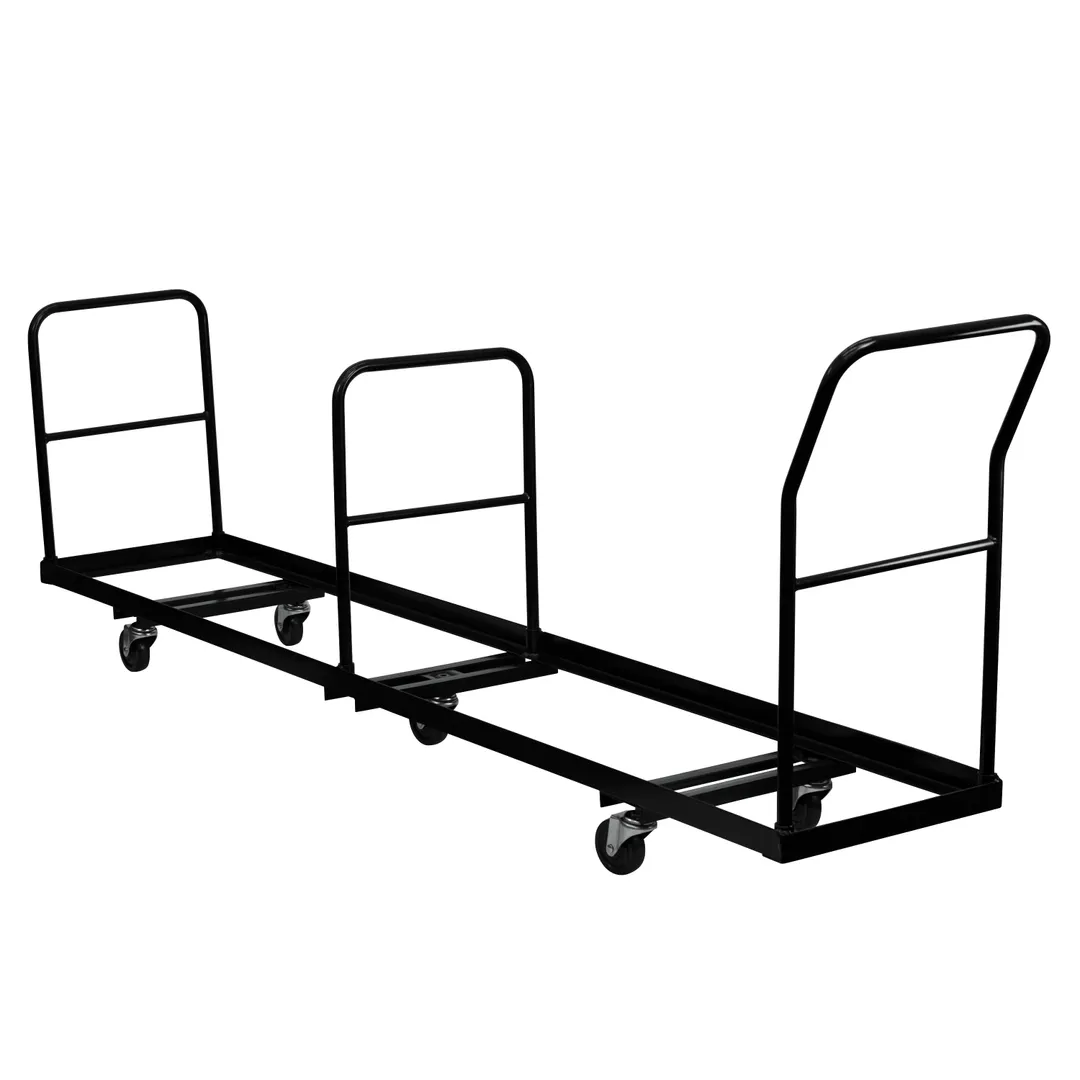 Flash Furniture NG-DOLLY-309-50-GG Chair Dolly, 19.5"W x 105"D x 40.25"H, 50 Chairs, Black Frame, 5 Casters