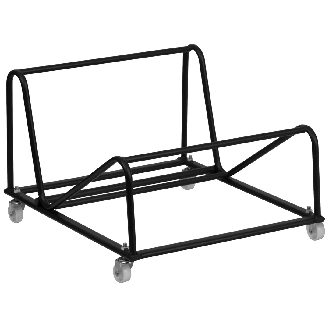 Flash Furniture RUT-188-DOLLY-GG Chair Dolly, 22"W x 29-3/4"D, 200 lb, 16ga Frame, 4 Casters, Stores 30 Chairs