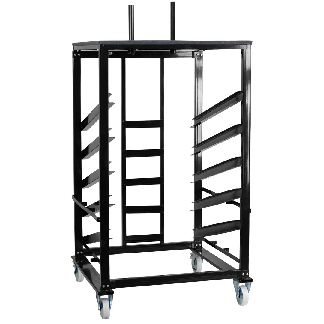 Flash Furniture XA-30-COTA-DY-GG - Dolly, 34.5"W x 28.75"D x 79.5"H, Holds 10 Tables, 4 x 5" Casters (2 Lock)