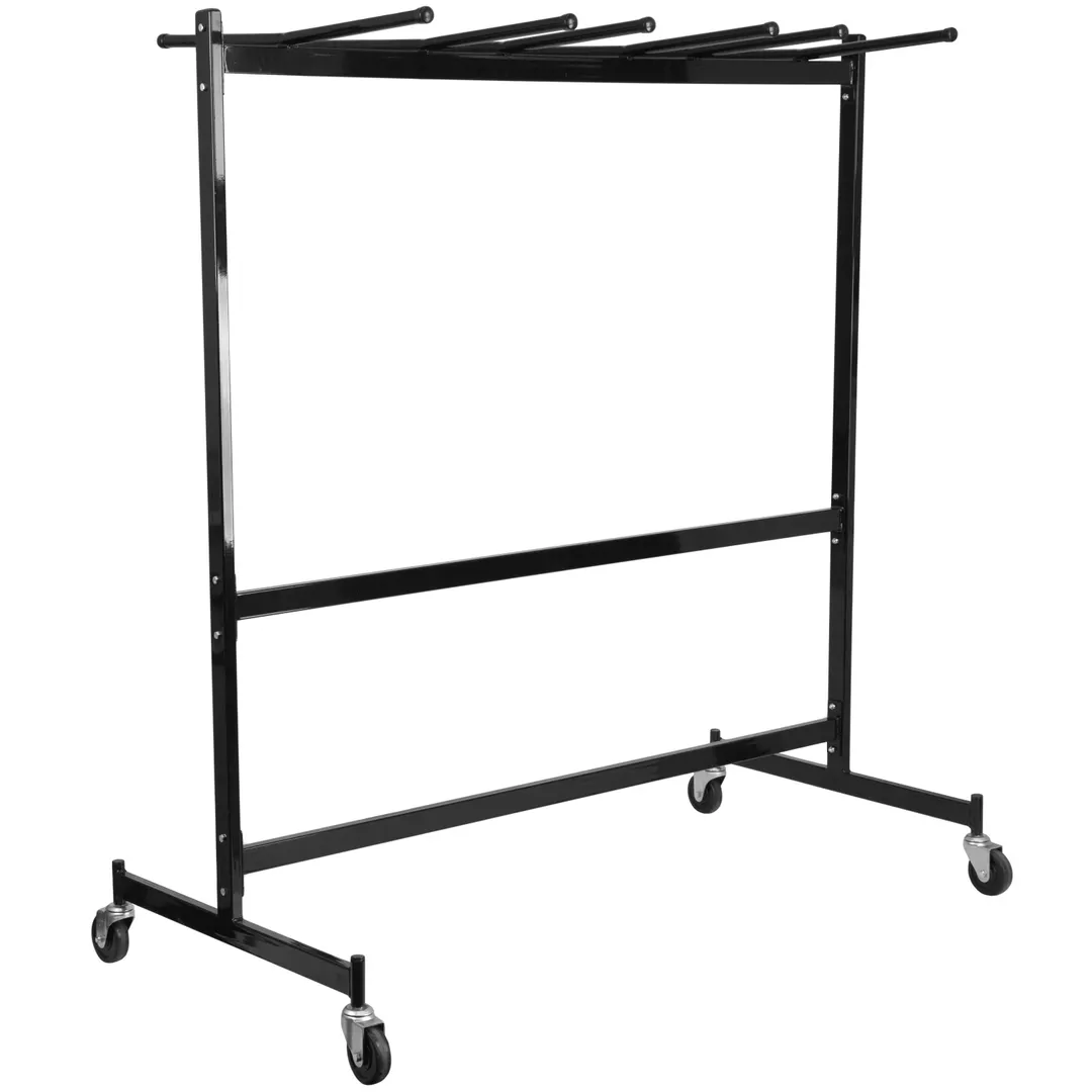 Flash Furniture XU-CT-DOLLY-GG Chair-Table Dolly, 66"W x 37-1/2"D x 71-1/2"H, Black 42 Chairs/8 Tables, 4Casters