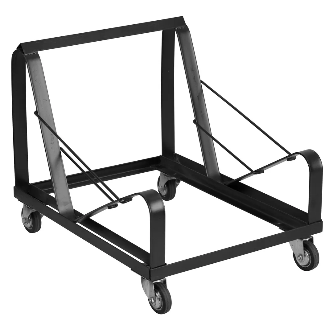 Flash XU-MC168-DOLLY-GG - Dolly, 19.75W x 25.5D x 20.5H, Blk Steel, 4" Wheels (2 Lock), 20 Chairs Asm Req