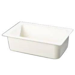 Carlisle CM110002 Coldmaster Food Pan – 1/1 Full‑Size 6" Deep White ABS Gel‑Insulated NSF BPA‑Free