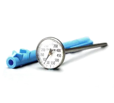 Taylor Precision 6093N Pocket Thermometer, Dial Type, Instant Read, 50°F to 550°F, 1" Dial, 5" Stem, NSF