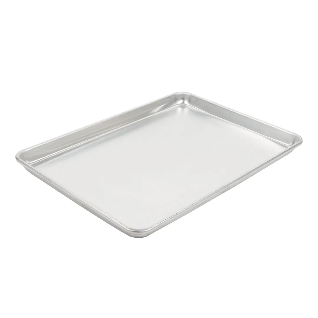 Vollrath 5303 Wear-Ever Sheet Pan, Uncoated 18‑Ga Aluminum, 17.8" x 12.9" x 1.0" Sheet, Made in USA