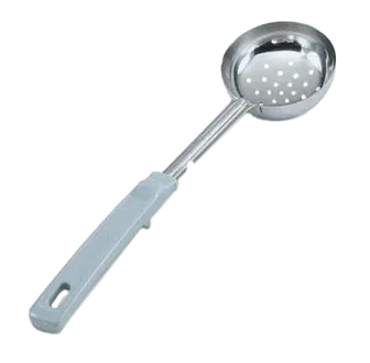 Vollrath 62170 Spoodle 4 Oz Perforated Stainless Steel Spoon with Gray ’N Serv Handle, 13-1/2" Length