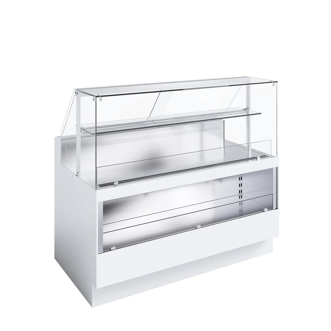 Ciam USA CIAM 6040 S38R4UP13CM150I 60" Refrigerated Dual Serve Open Air Merchandiser