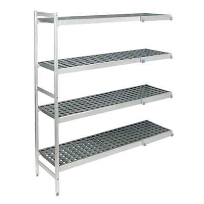 Fermod 4R35A66-CE Fermostock Shelving Unit, 4‑Tier, 66" H x 35" W x 14" D, 800 lb, NSF
