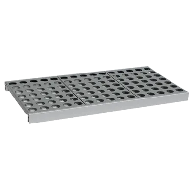 Fermod 64273-R1 Fermostock Shelf, 31"W x 22"D, 800 lbs, Vented, Anodized Aluminum, NSF