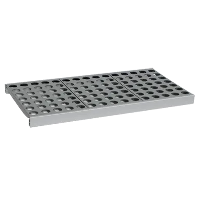 Fermod 64356-R1 Fermostock Shelf, 64"W x 14"D, 800 lbs, Vented, Anodized Aluminum, NSF