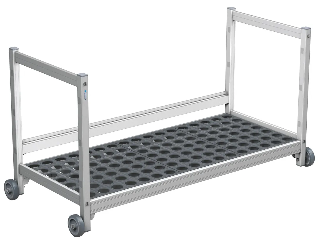 Fermod CHEMCART-T-B26 Chemical Cart Kit, 29"W x 20"D x 24"H, Plastic Utility Cart