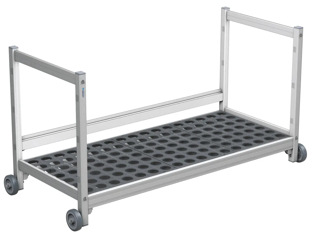 Fermod CHEMCART-T-B31 Chemical Cart Kit, 34"W x 20"D x 24"H, Plastic Utility Cart