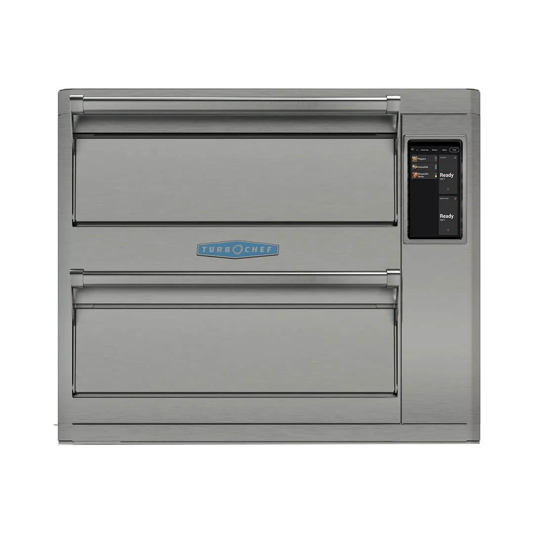TurboChef DOUBLE BATCH, 1 PH, SOLID DOORS (HHD-9500-877) Ventless Electric Convection Oven