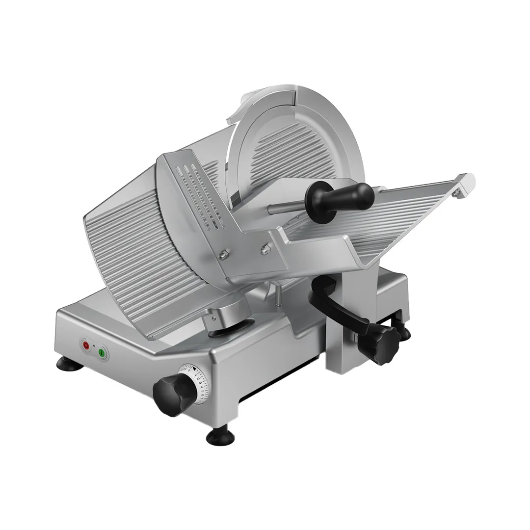 Bizerba GSE-12 Manual Meat Slicer, 12" Chromium Blade, 1/2 HP 110V, 18° Gravity Feed, Aluminum Base, 0-0.54" Thickness