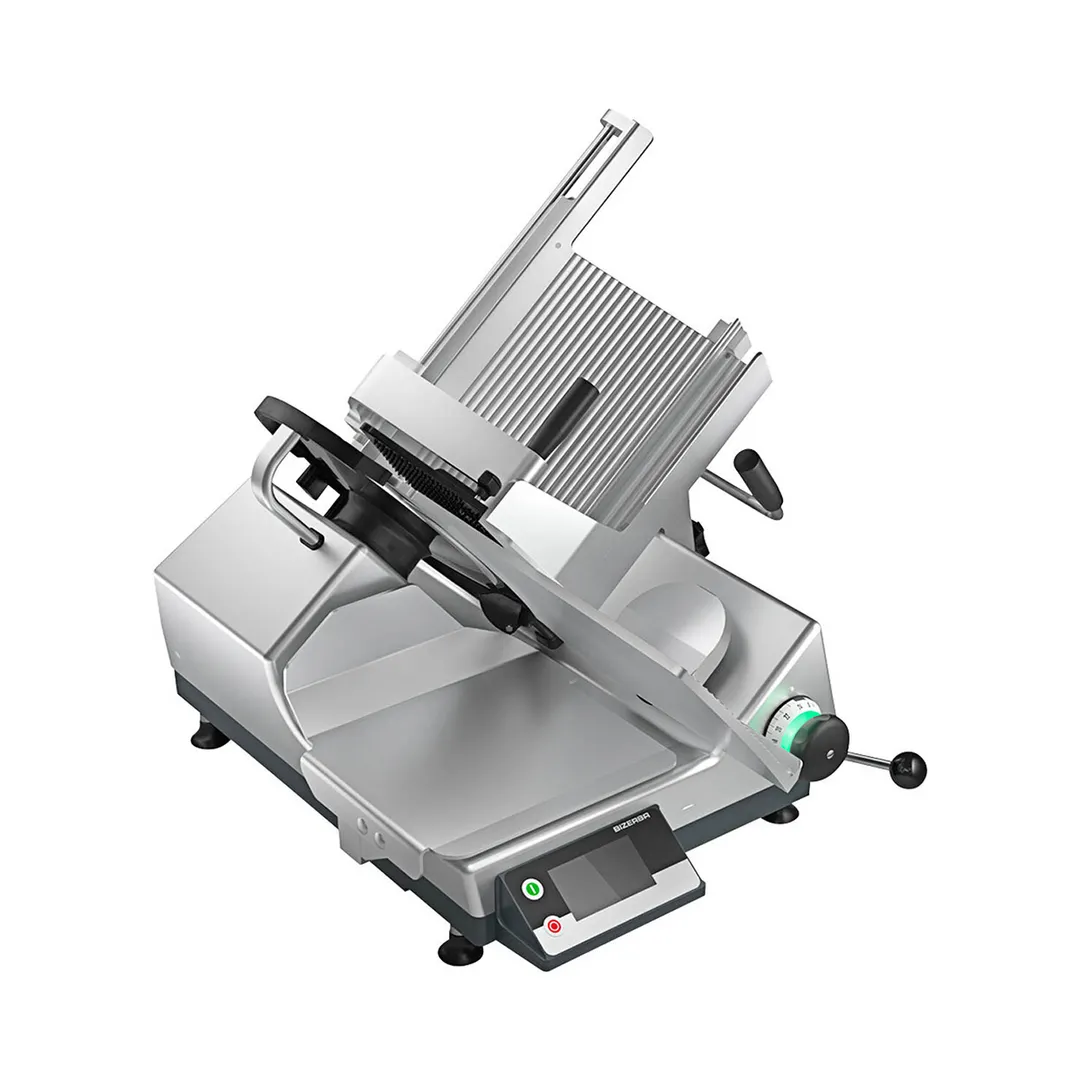 Bizerba GSPHIW-90 13" Manual Gravity Feed Meat Slicer, Aluminum, 1/2 HP