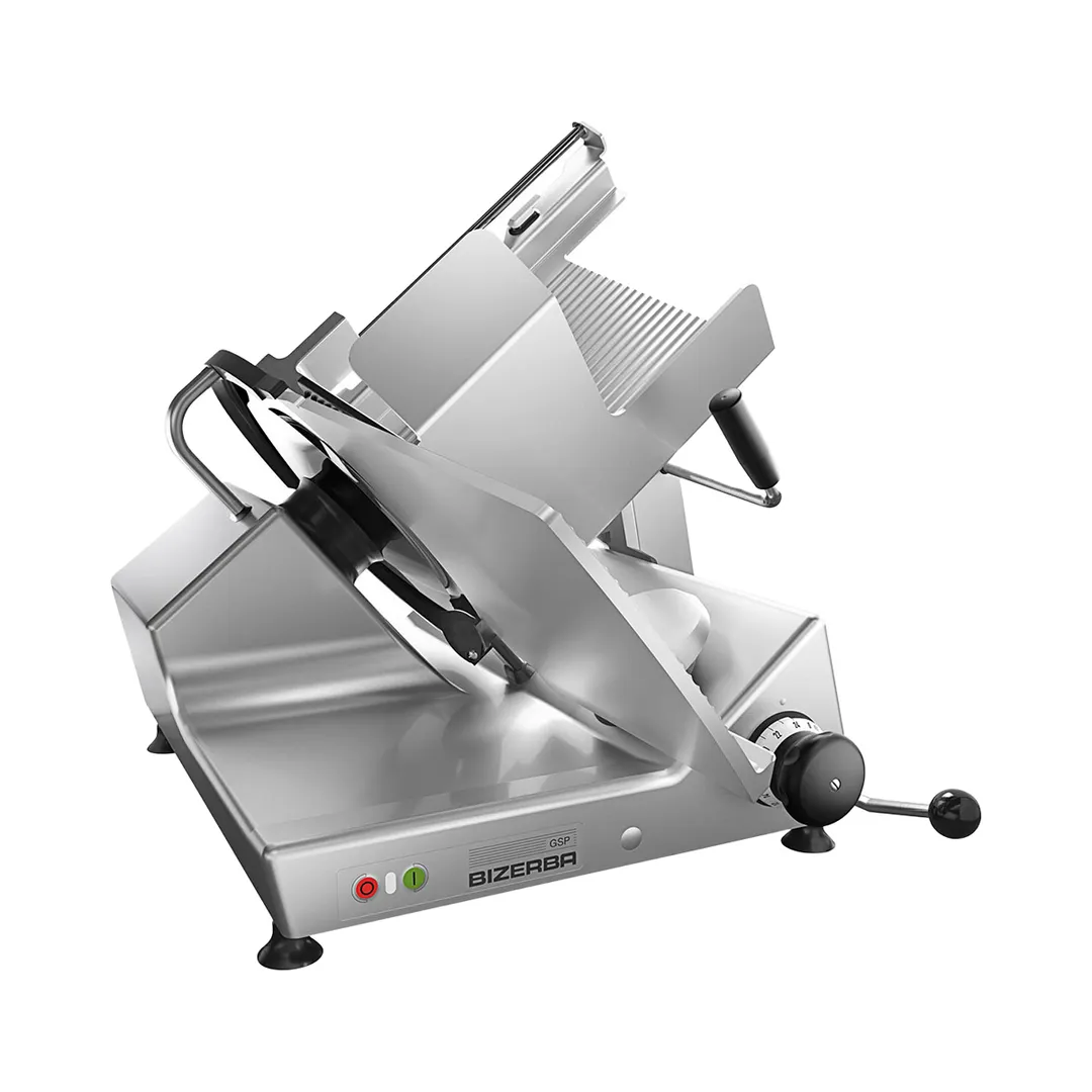 Bizerba GSPV2150GVRB-GSPHVGVRB 13" Manual Meat Slicer, 1/2 HP, 110V, Anodized Aluminum, Feed, Vacuum Release Blade