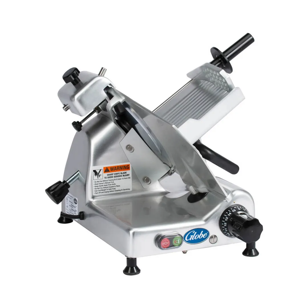 Globe G10 Manual Feed Meat Slicer with 10" Blade, Belt-Driven