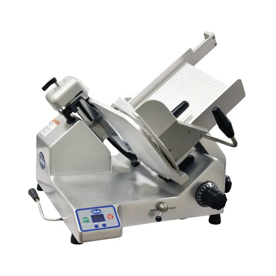 Globe SG13A-05 S-Series Premium 13" Heavy-Duty Automatic Advanced Meat Slicer, 1/2 HP, 220V