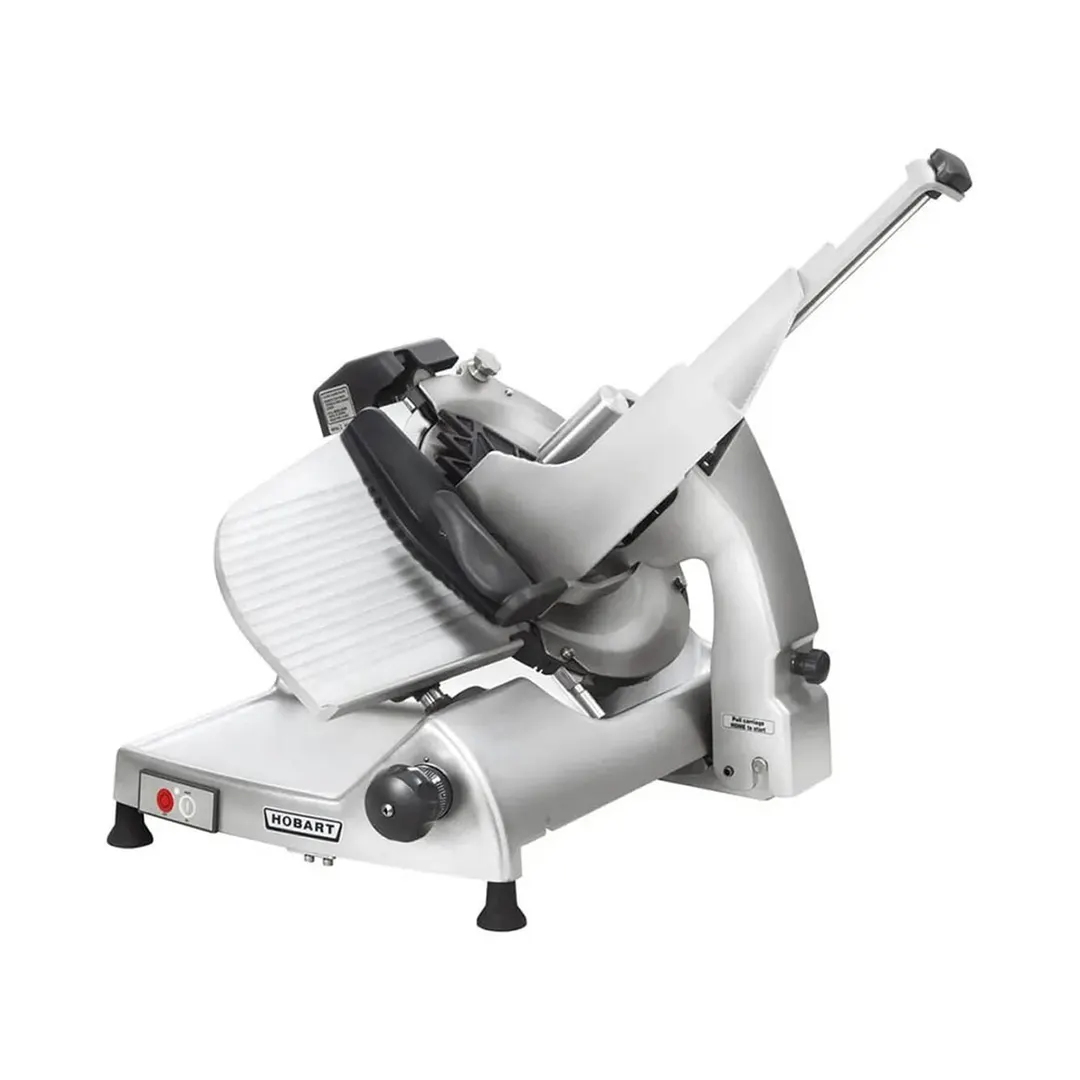 Hobart HS8N-1 Heavy Meat Slicer, 13" CleanCut Knife, 1/2 HP 120V Motor, Belt Drive, Manual Feed