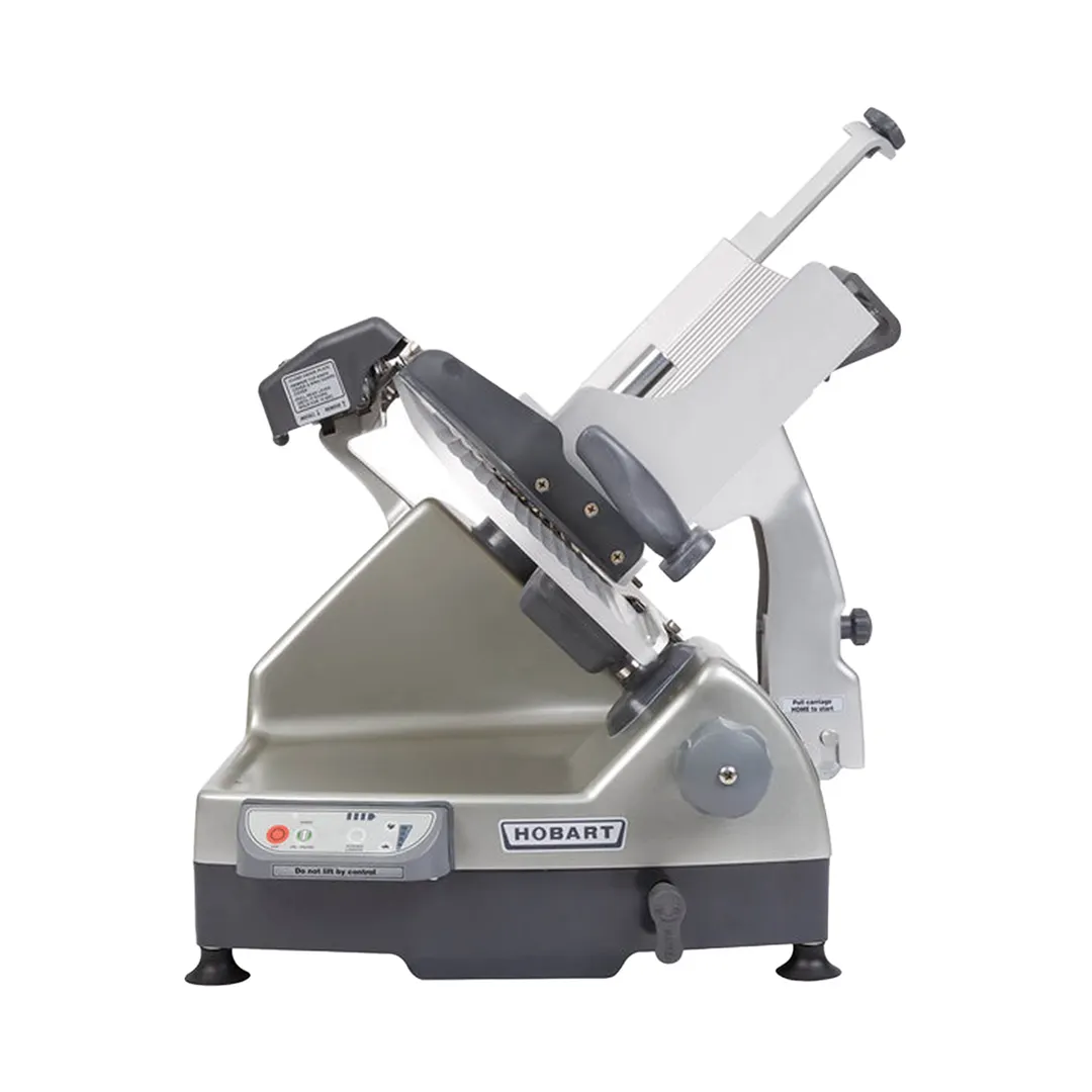 Hobart HS9N-1 Automatic Meat Slicer, 13" CleanCut Knife, 1/2 HP Electric, 3 Stroke Lengths, (4) Stroke Speeds