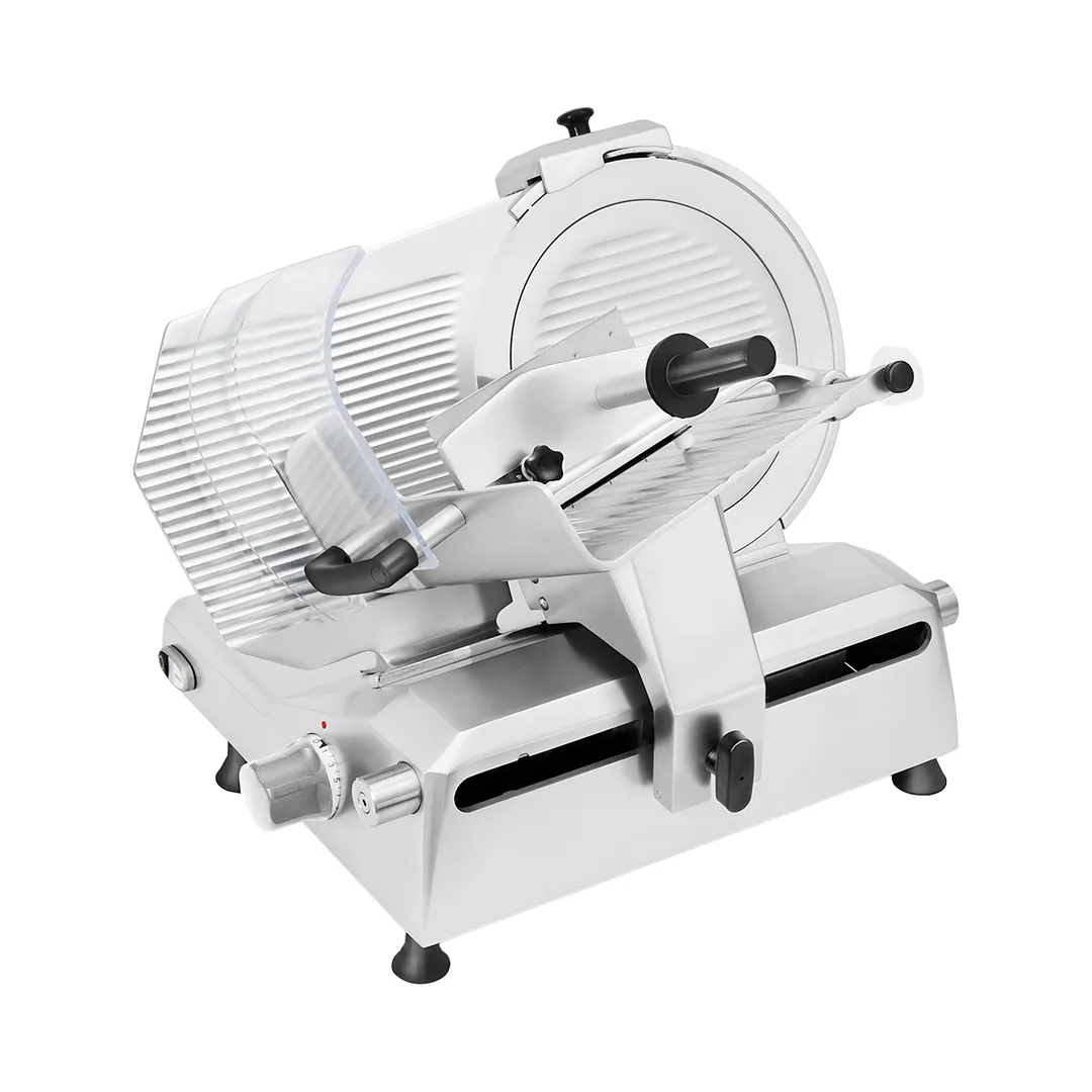 Rheninghaus MO12 MONDIAL 300 Meat Slicer – 11.41”×5.51” Cutting, 12” Hardened Chromium Blade, Belt, Feed, 115V, ETL