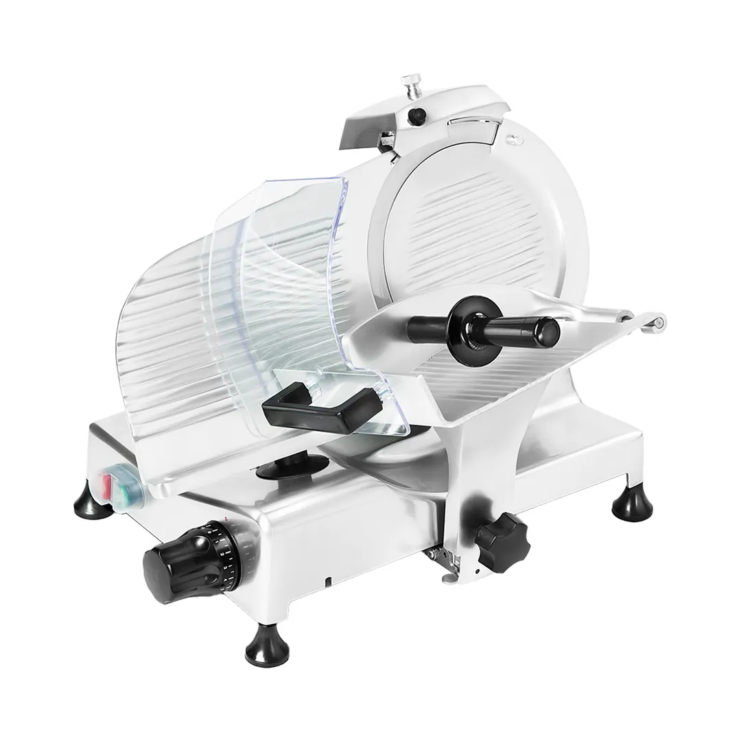 Rheninghaus RTS10-Q Manual Meat Slicer – 10” Chromed Alloy Knife, 9.05”x7.48” Cutting Area, 1/3 HP Motor, 115V