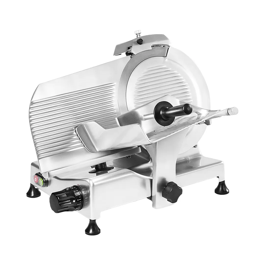 Rheninghaus RTS12 300T Meat Slicer – Belt-Driven, Gravity Feed, 9.05"x8.26", 0"‑9/16" Slice, 1/2 HP Motor, 115V ETL
