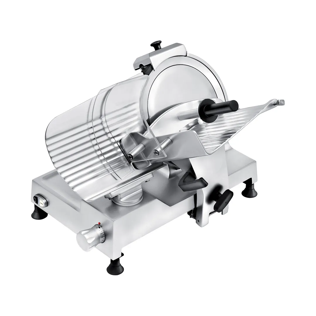 Rheninghaus SST12-Q Commercial Meat Slicer – 12” Chromed Alloy Knife, 0‑9/16” Slice, 1/4 HP Motor, 115V, Made in Italy