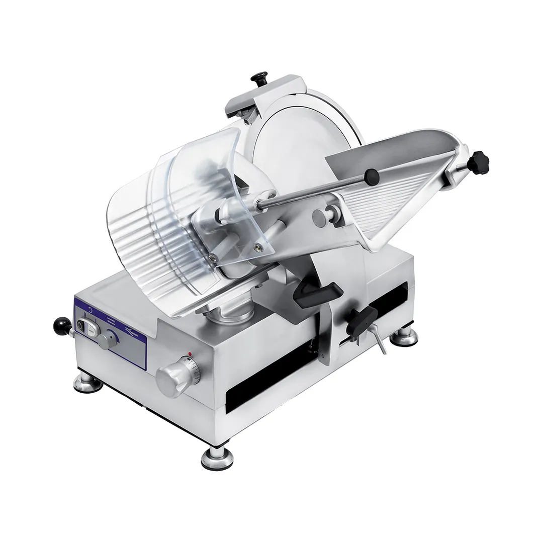 Rheninghaus STA12 - 12" Chromed Alloy Knife Meat Slicer, Belt Drive, Gravity Feed, 0.5 HP Motor, 115V