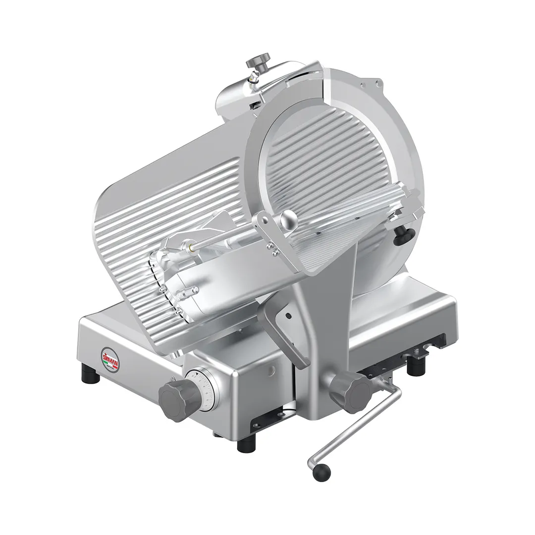 SIRMAN 153347GU8SNA PALLADIO 330 Meat Slicer – 13” Chromium Blade, 3‑Speed 410W Motor, Stainless Steel, UL/ETL Certified